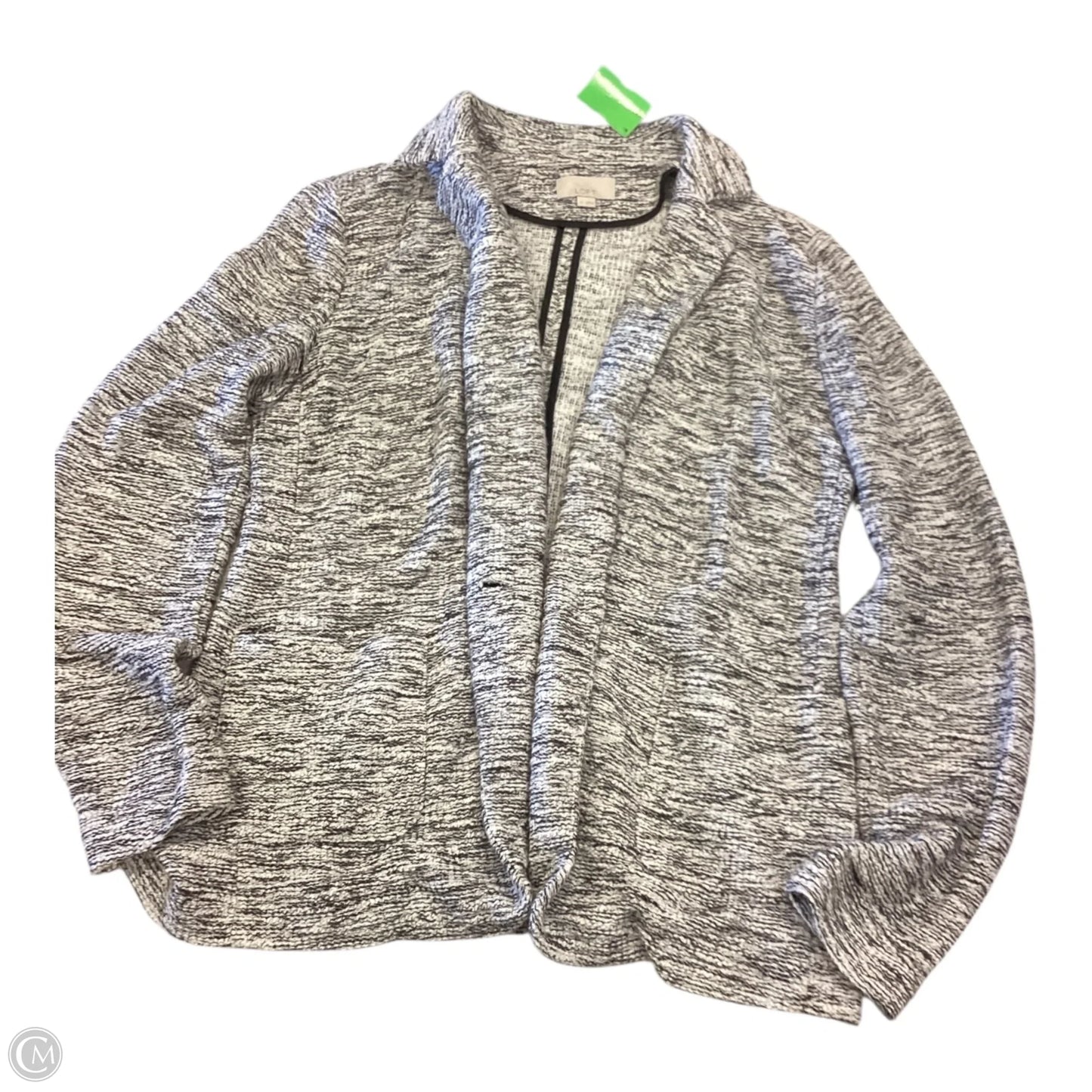 Cardigan By Loft In Black & White, Size: 8