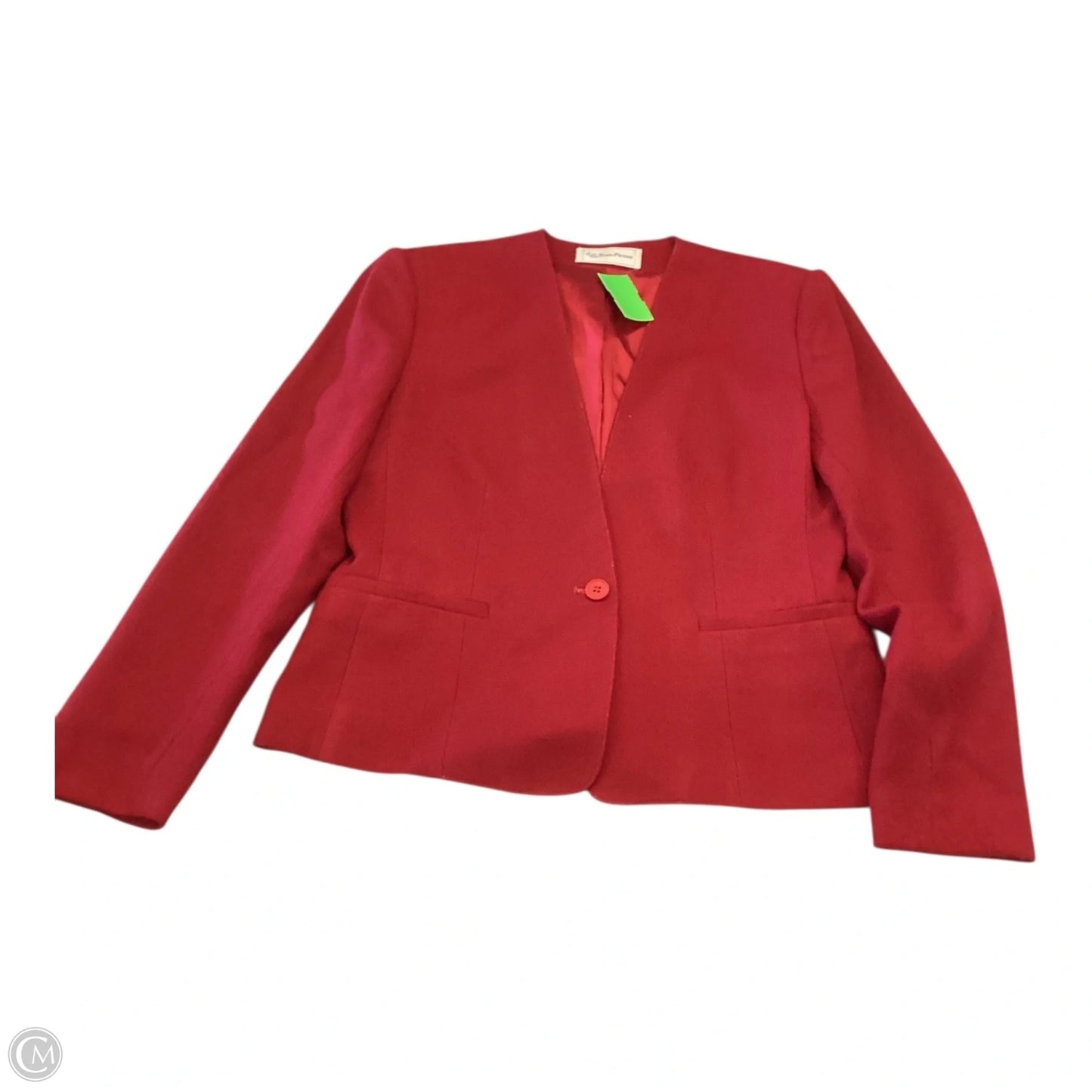 Blazer By Evan-picone In Red, Size: 10