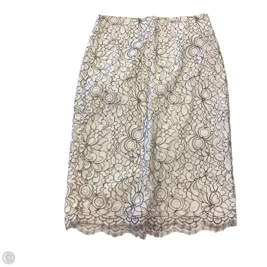 Skirt Midi By Loft In Floral Print, Size: 0