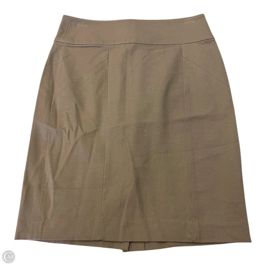 Dress Casual Midi By Banana Republic In Beige, Size: 0