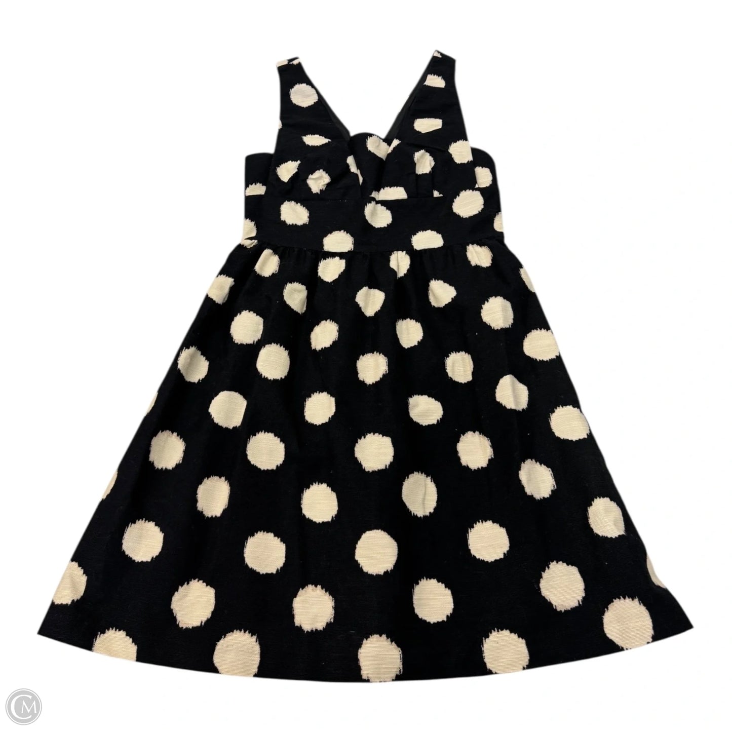 Dress Casual Midi By Loft In Polkadot Pattern, Size: 0