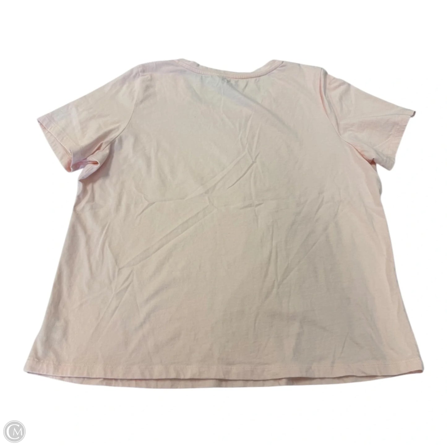 Top Short Sleeve By Coral Bay In Pink, Size: 1x