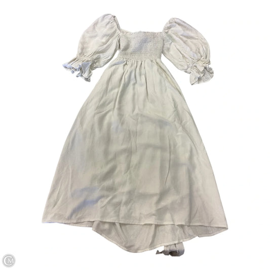Dress Casual Midi By Shore In Cream, Size: Xs