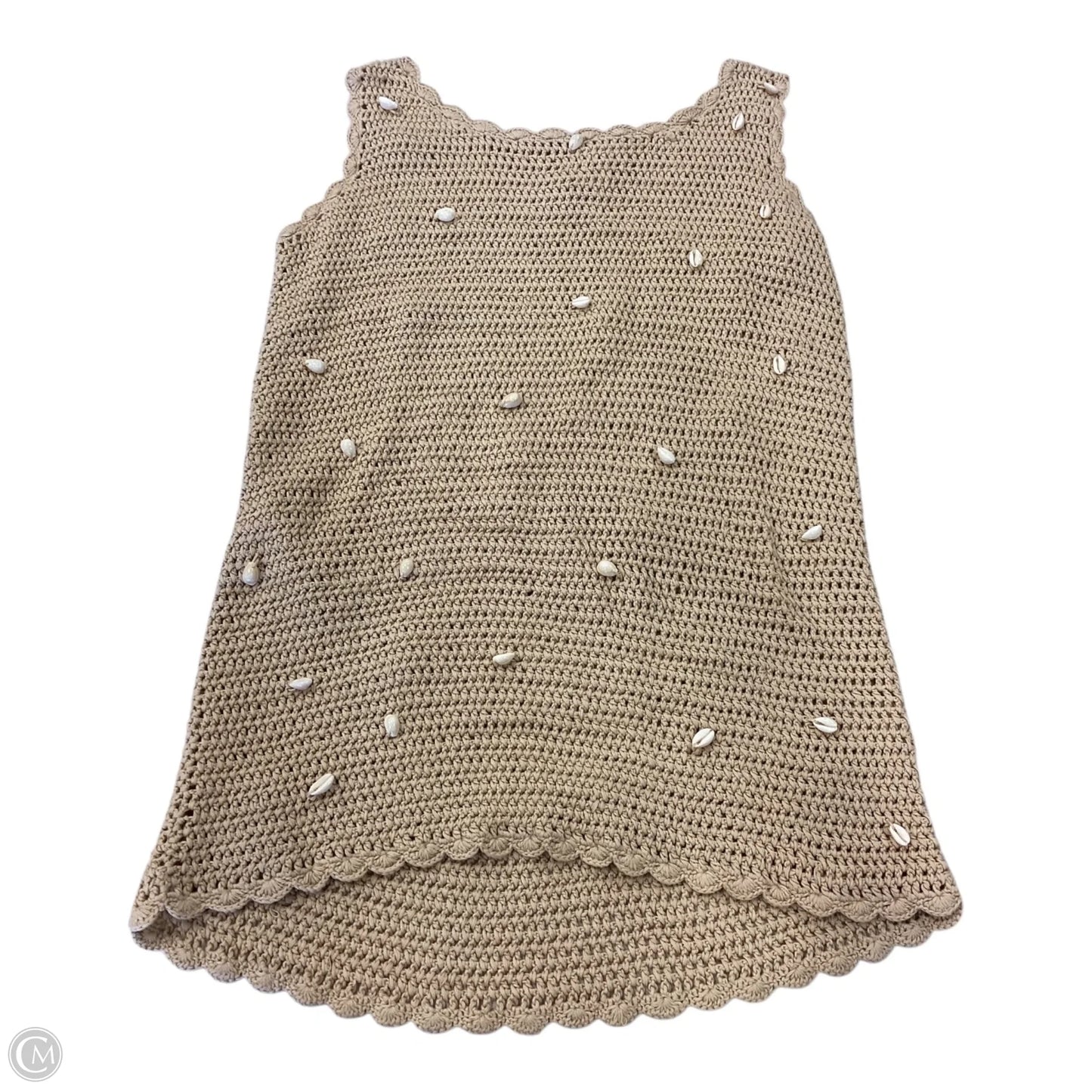 Top Sleeveless By Shore In Tan, Size: S