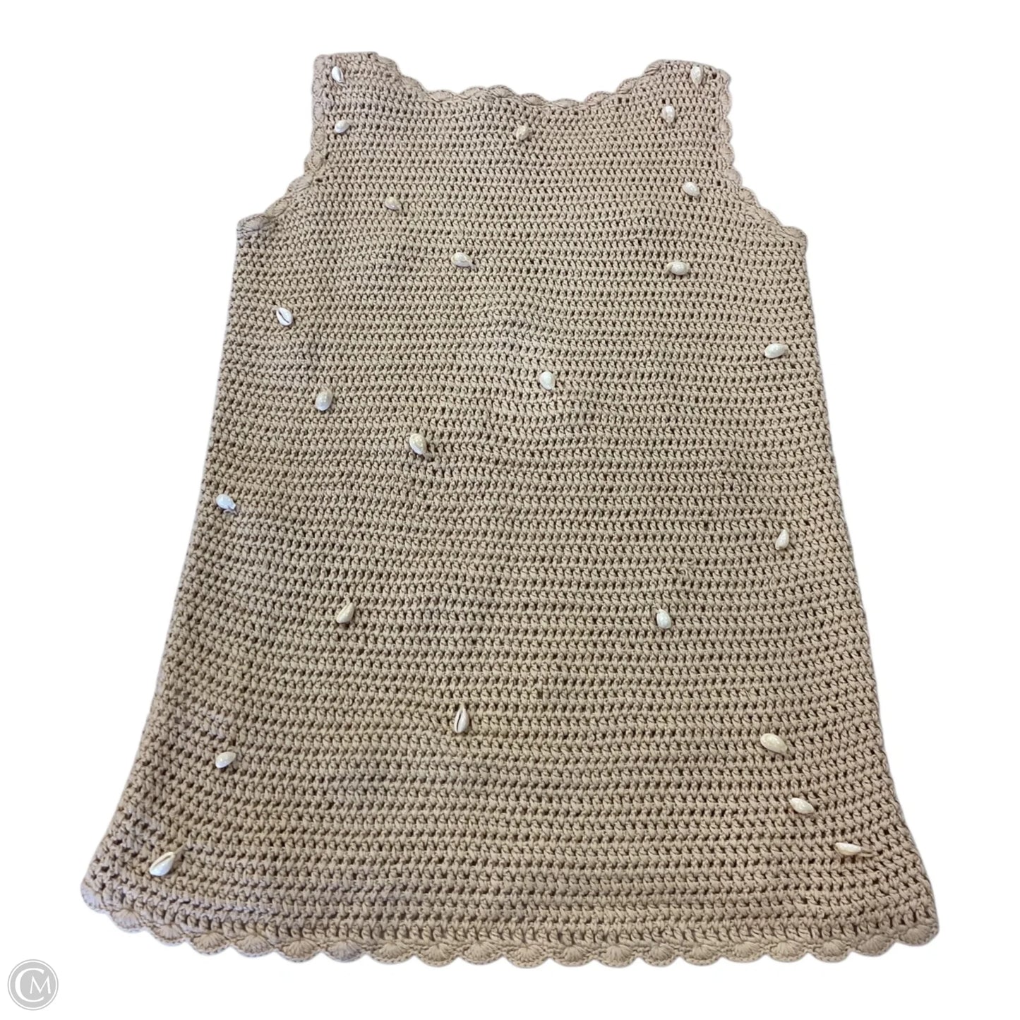 Top Sleeveless By Shore In Tan, Size: S