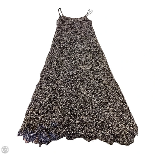 Dress Casual Maxi By Newport News In Black & Brown, Size: 6