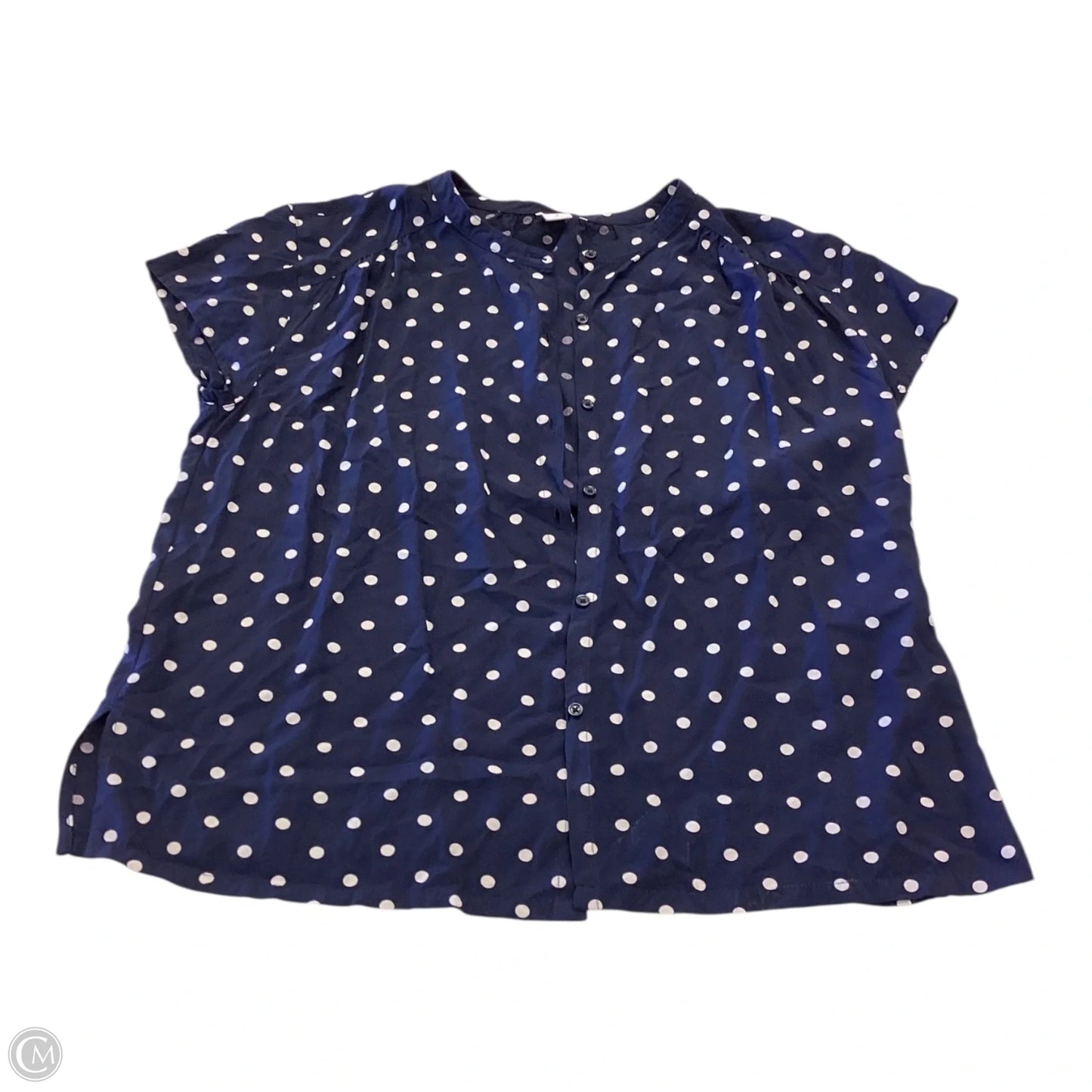 Top Short Sleeve By Old Navy In Polkadot Pattern, Size: S