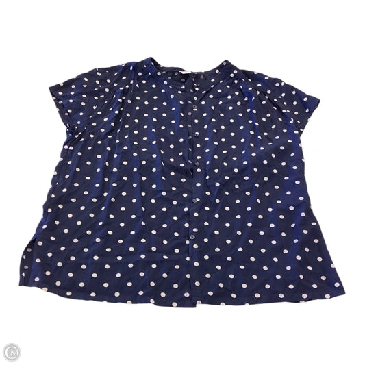 Top Short Sleeve By Old Navy In Polkadot Pattern, Size: S