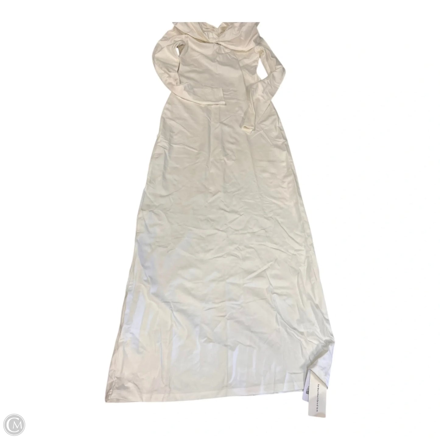 Dress Casual Maxi By Commense In White, Size: M