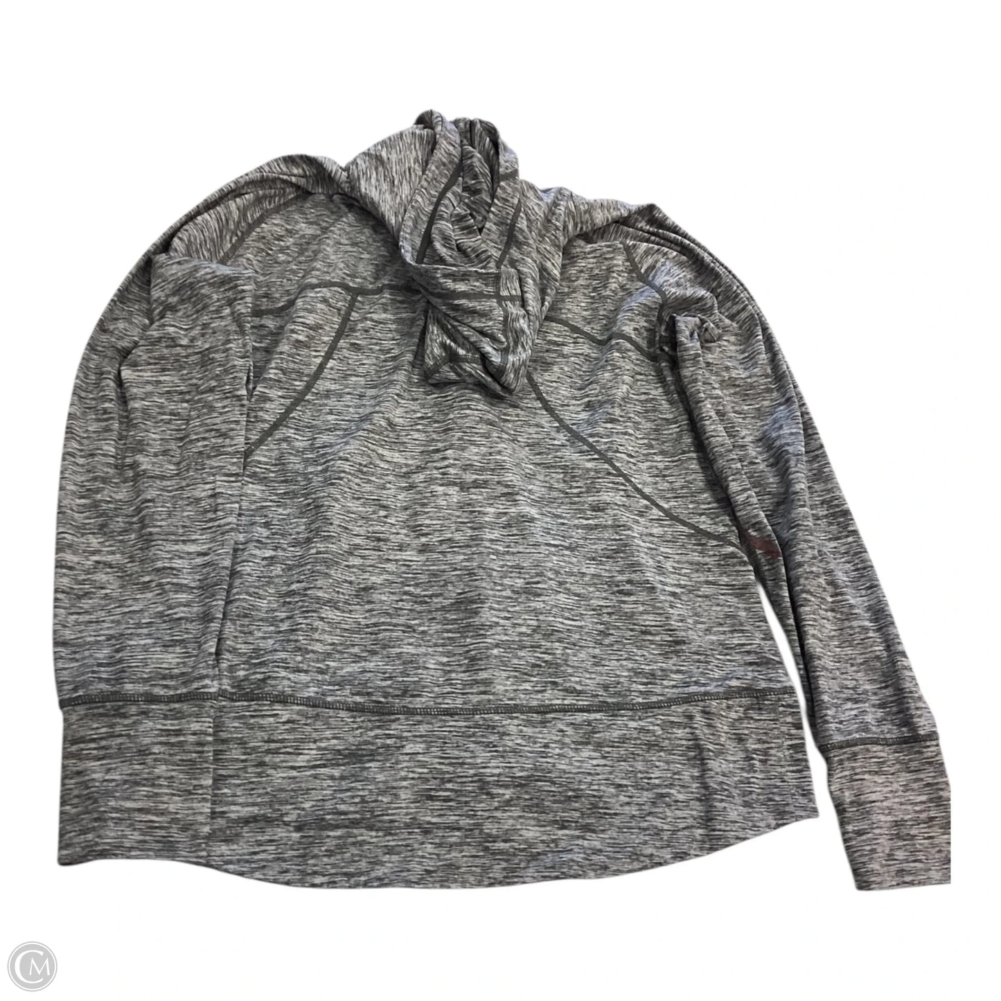 Athletic Sweatshirt Hoodie By Eddie Bauer In Grey, Size: Xl