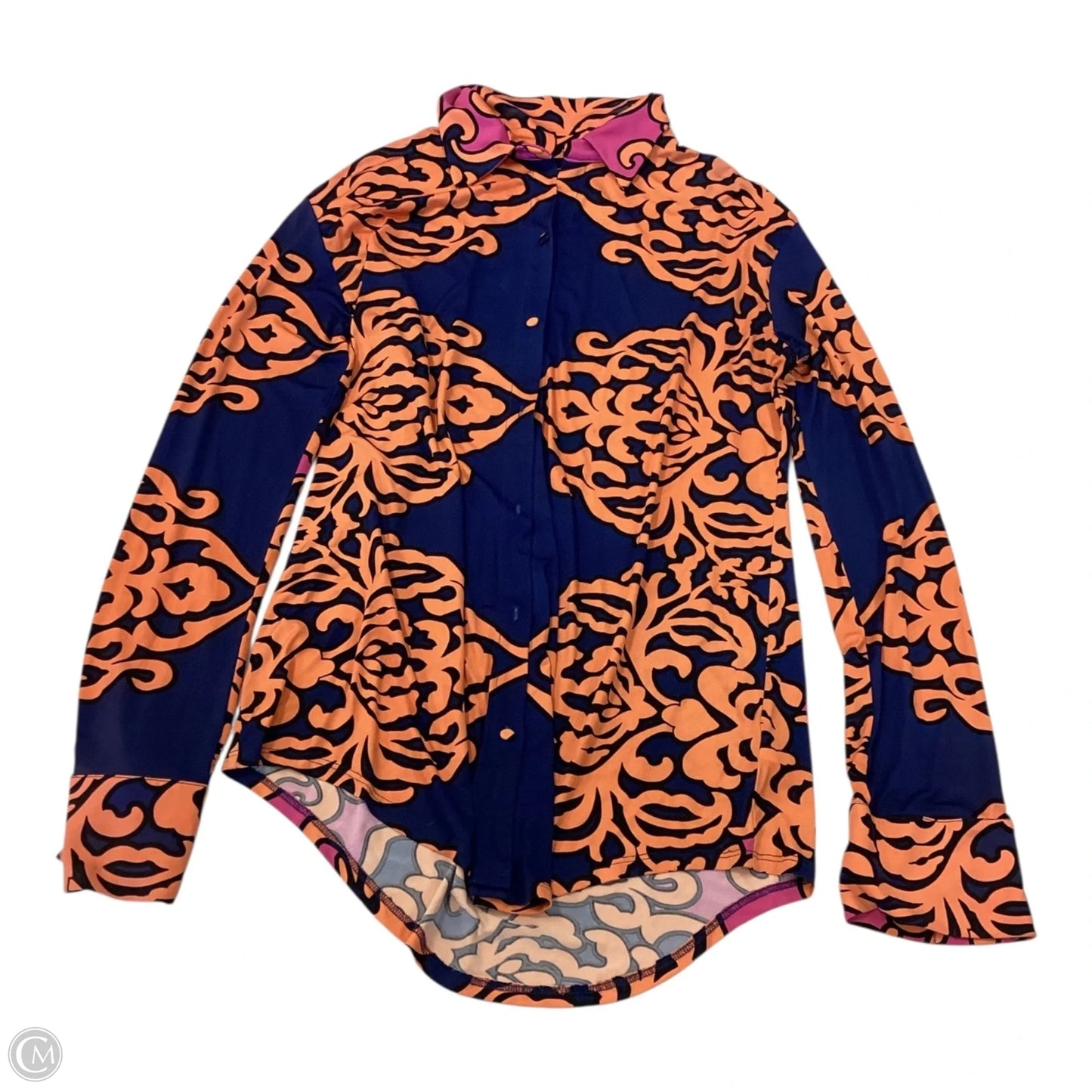 Top Long Sleeve By Clothes Mentor In Multi-colored, Size: L