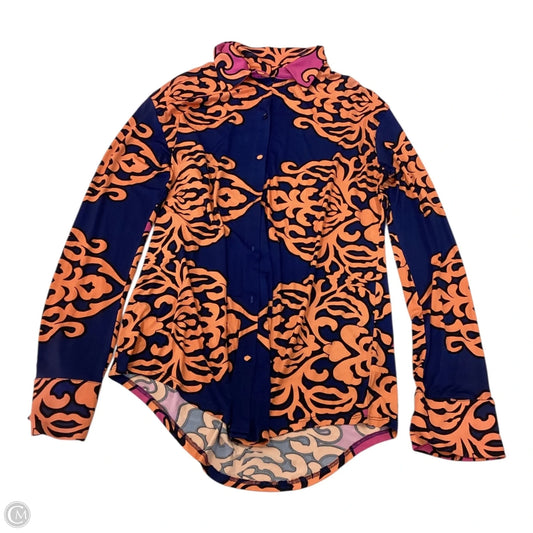 Top Long Sleeve By Clothes Mentor In Multi-colored, Size: L