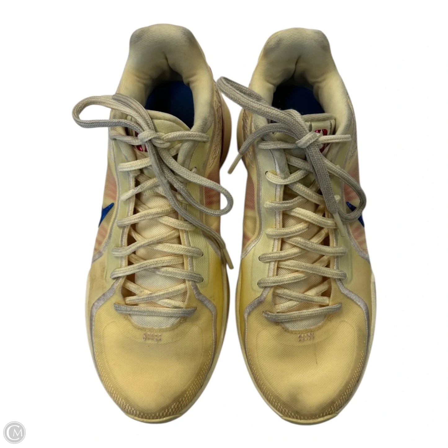 Shoes Athletic By Nike In Yellow, Size: 9