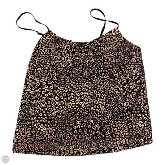 Top Sleeveless By Sincerely Jules In Black & Pink, Size: L