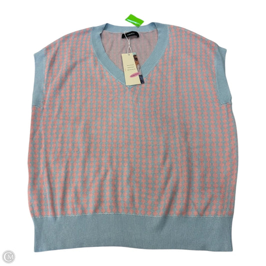 Top Sleeveless By Dokotoo In Blue & Pink, Size: L