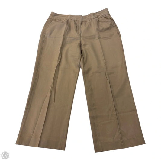 Capris By Peck And Peck In Beige, Size: 10
