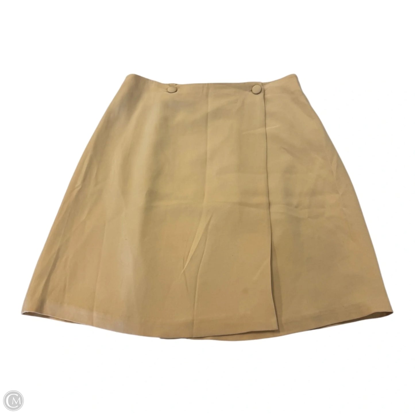 Skirt Midi By Clothes Mentor In Tan, Size: L