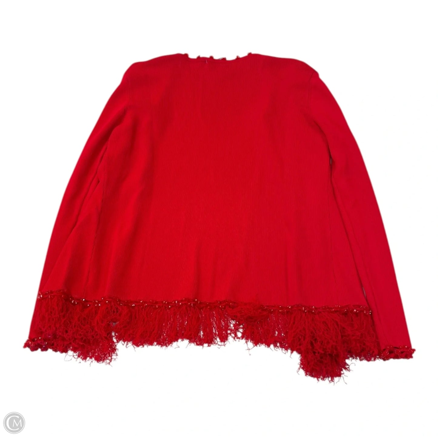 Cardigan By Clothes Mentor In Red, Size: L