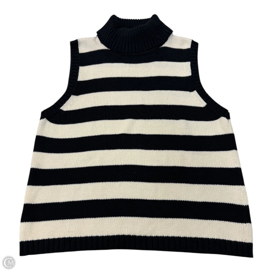 Top Sleeveless By Bay Studio In Striped Pattern, Size: M