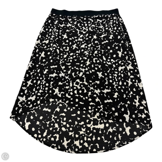 Skirt Midi By Cabi In Black & White, Size: M
