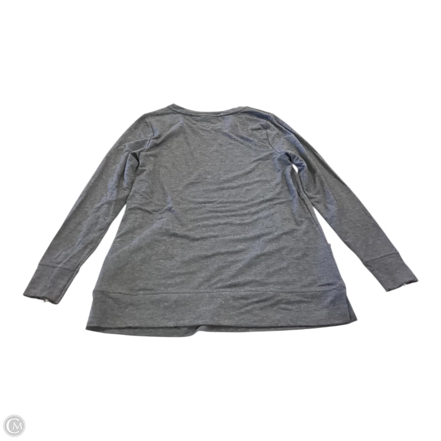 Top Long Sleeve By Apt 9 In Grey, Size: M