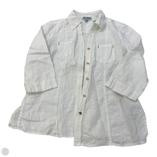 Jacket Other By Jm Collections In White, Size: 10