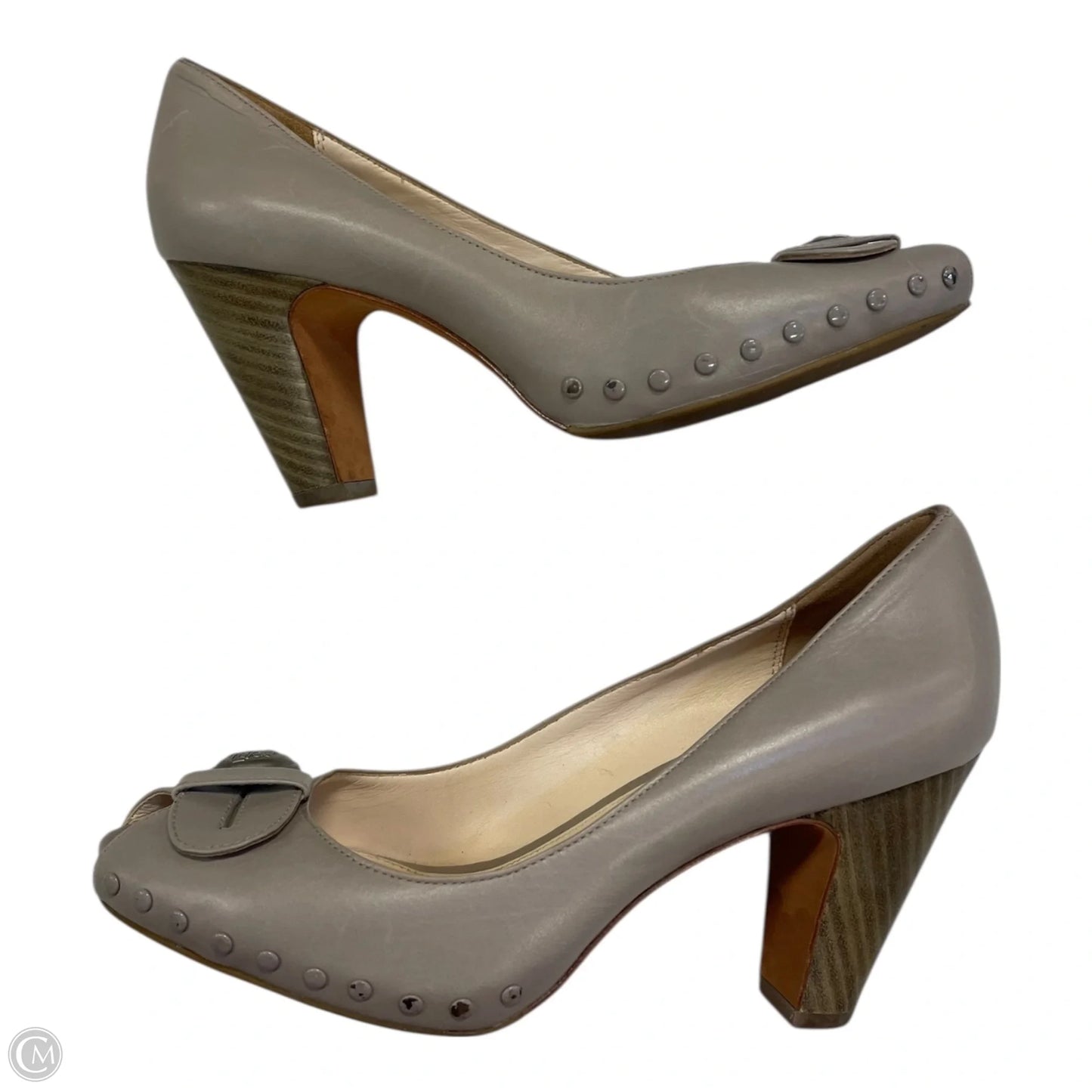 Shoes Designer By Coach In Beige, Size: 6