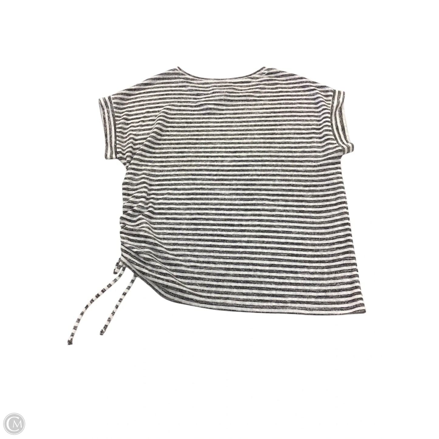 Top Short Sleeve By Bobeau In Striped Pattern, Size: S