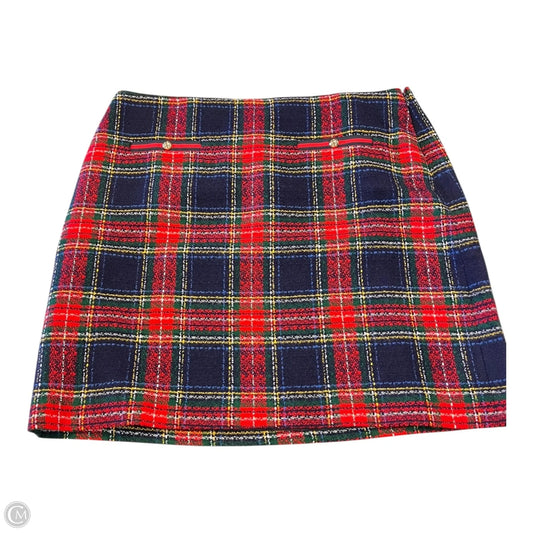 Skirt Midi By Talbots In Plaid Pattern, Size: 16