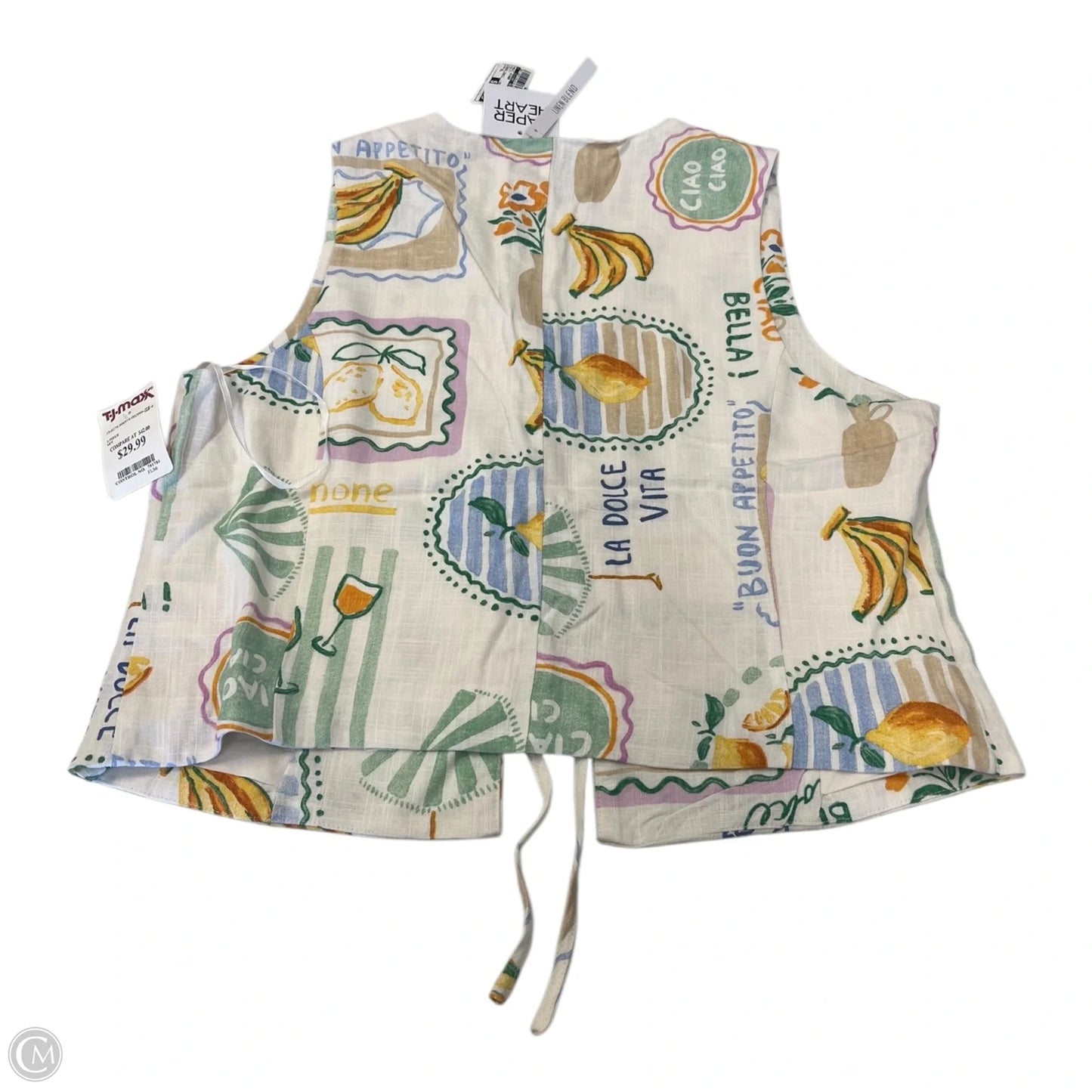 Vest Other By Clothes Mentor In Multi-colored, Size: Xl