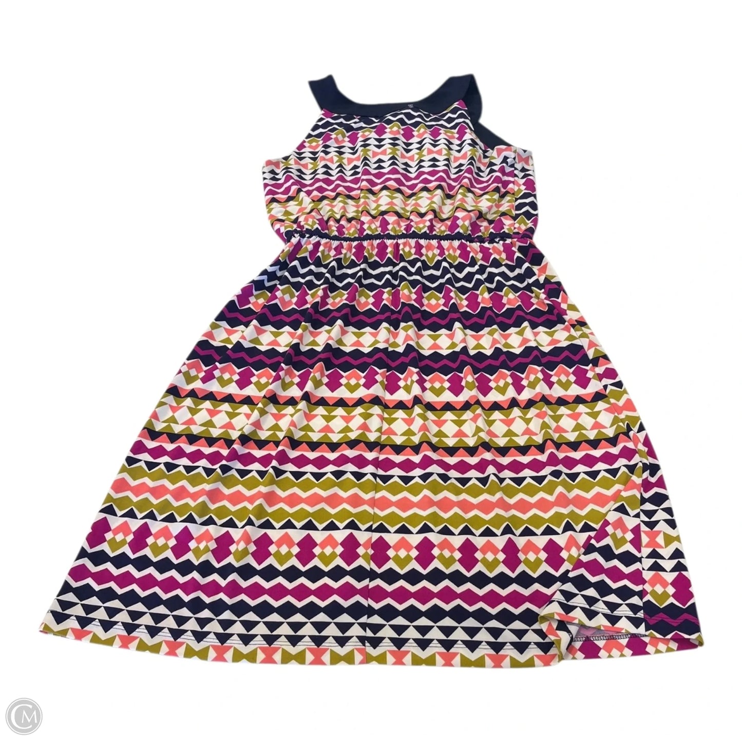 Dress Casual Short By Enfocus In Geometric Pattern, Size: 6