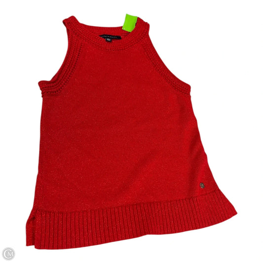 Top Sleeveless By Tommy Hilfiger In Red, Size: Xs