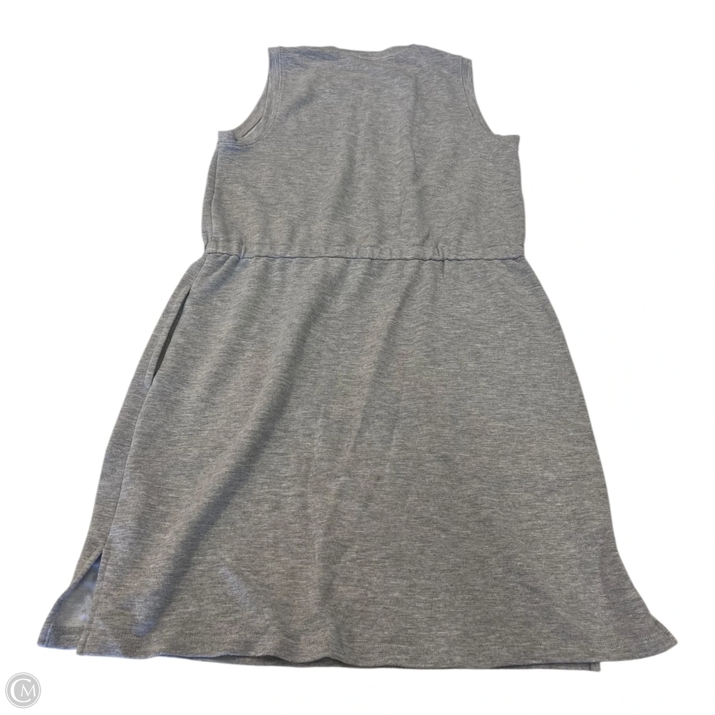 Dress Casual Midi By Calvin Klein In Grey, Size: S