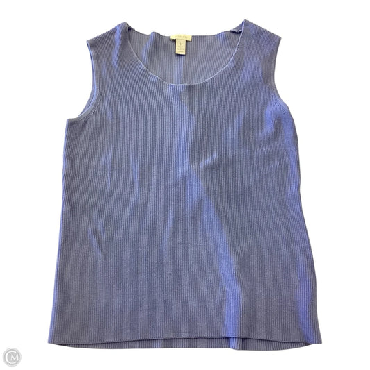 Top Sleeveless By Chicos In Blue, Size: M