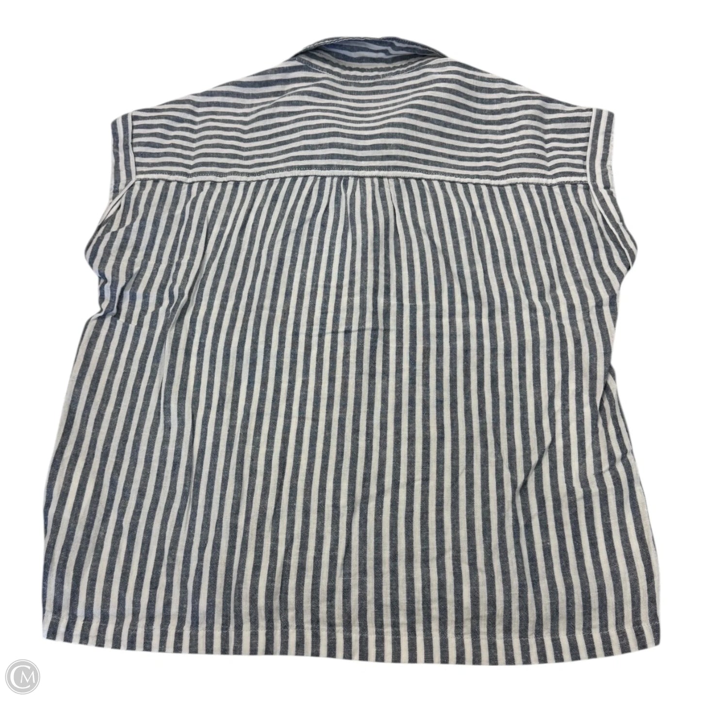Top Short Sleeve By Orvis In Striped Pattern, Size: Xs