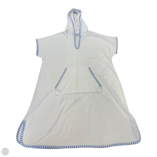 Swimwear Cover-up By Clothes Mentor In Blue & White, Size: M
