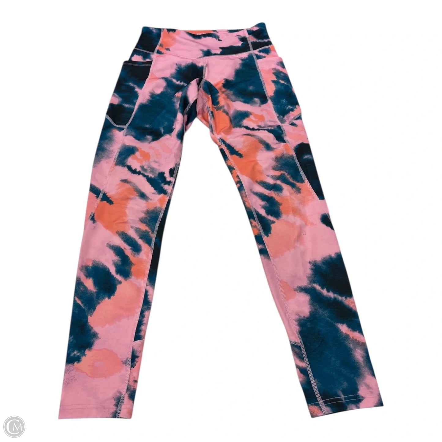 Athletic Leggings By Tek Gear In Tie Dye Print, Size: M