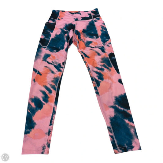 Athletic Leggings By Tek Gear In Tie Dye Print, Size: M
