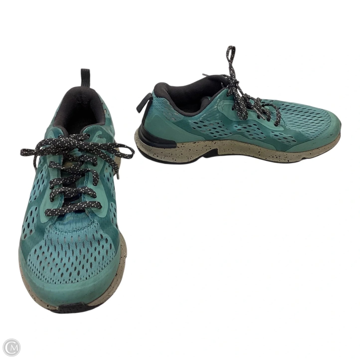 Shoes Athletic By Columbia In Green & Grey, Size: 7