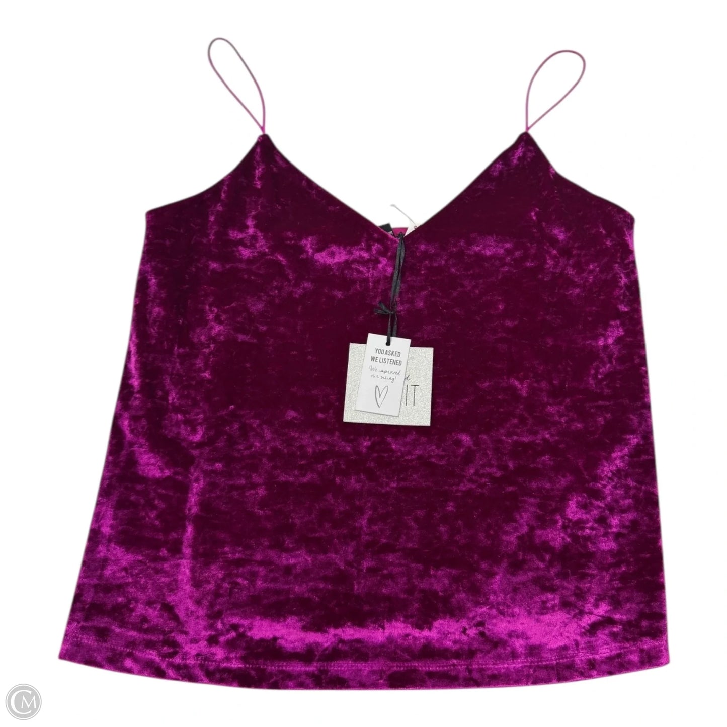 Top Sleeveless By Revamped In Purple, Size: S