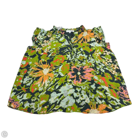 Top Short Sleeve By Chelsea And Theodore In Multi-colored, Size: 2x
