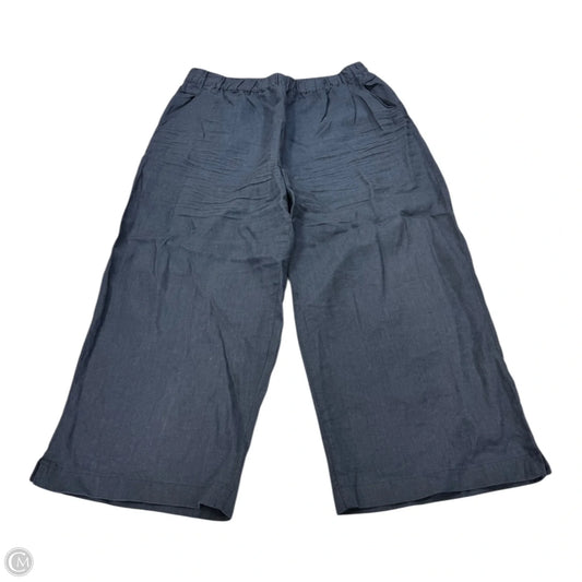 Pants Linen By Cynthia Rowley In Navy, Size: Xl