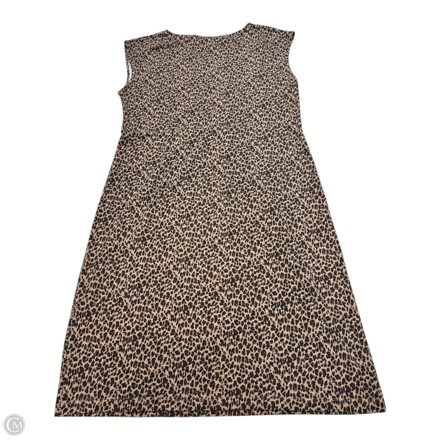 Dress Casual Midi By Talbots In Animal Print, Size: Xl