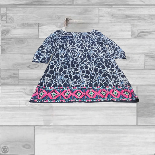 Dress Designer By Lilly Pulitzer In Blue & White, Size: Xl