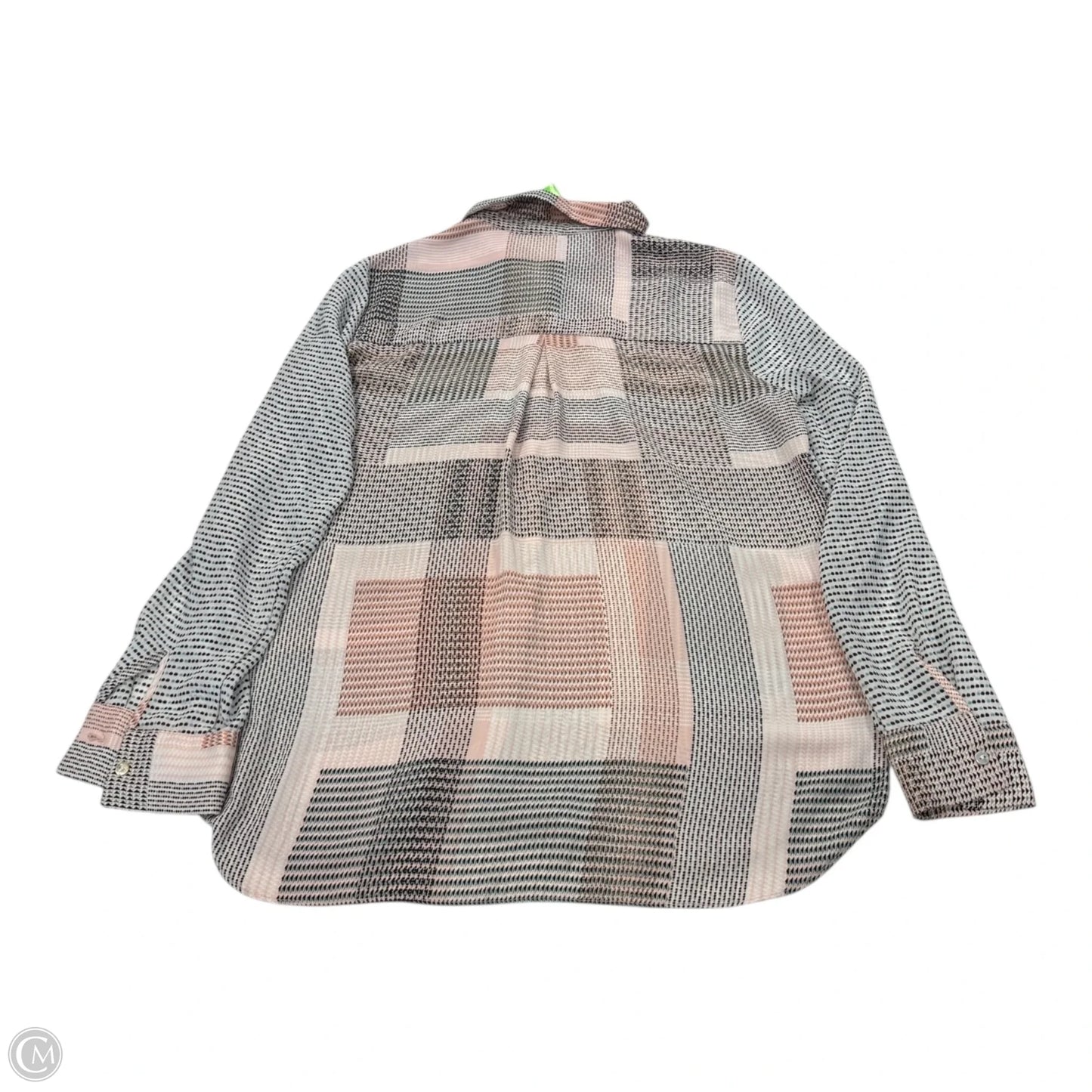 Top Long Sleeve By Rose And Olive In Geometric Pattern, Size: M