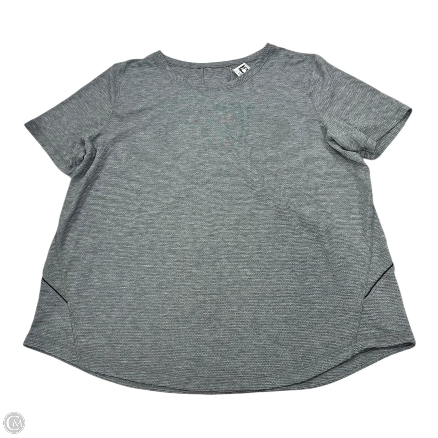 Top Short Sleeve By Lululemon In Grey, Size: 16