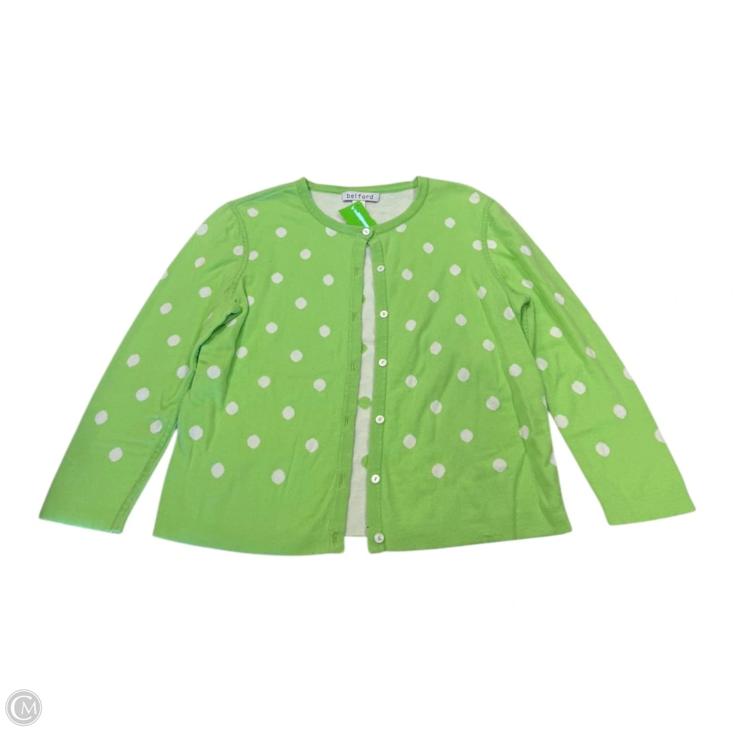 Cardigan By Clothes Mentor In Polkadot Pattern, Size: S