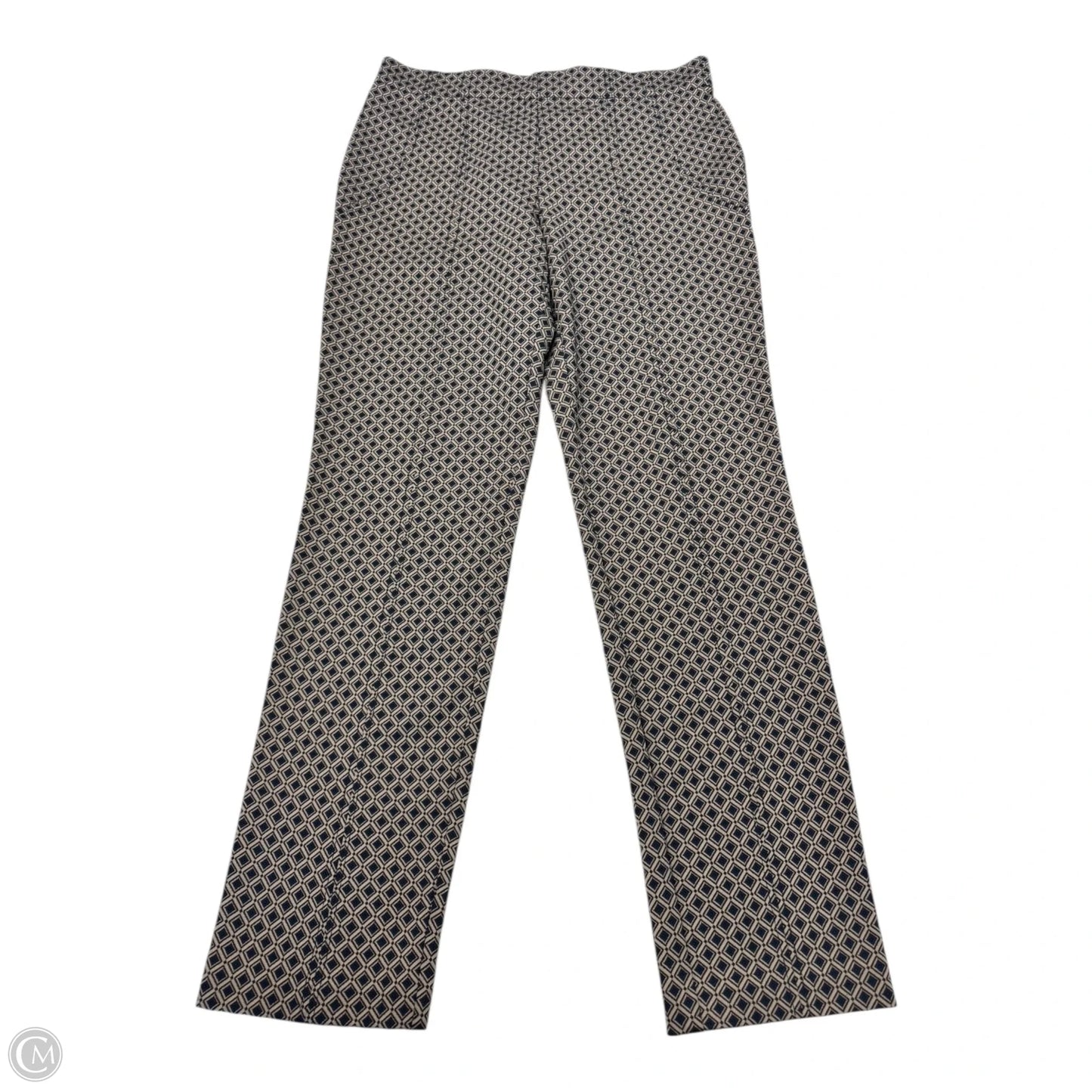 Pants Dress By Jones And Co In Geometric Pattern, Size: L