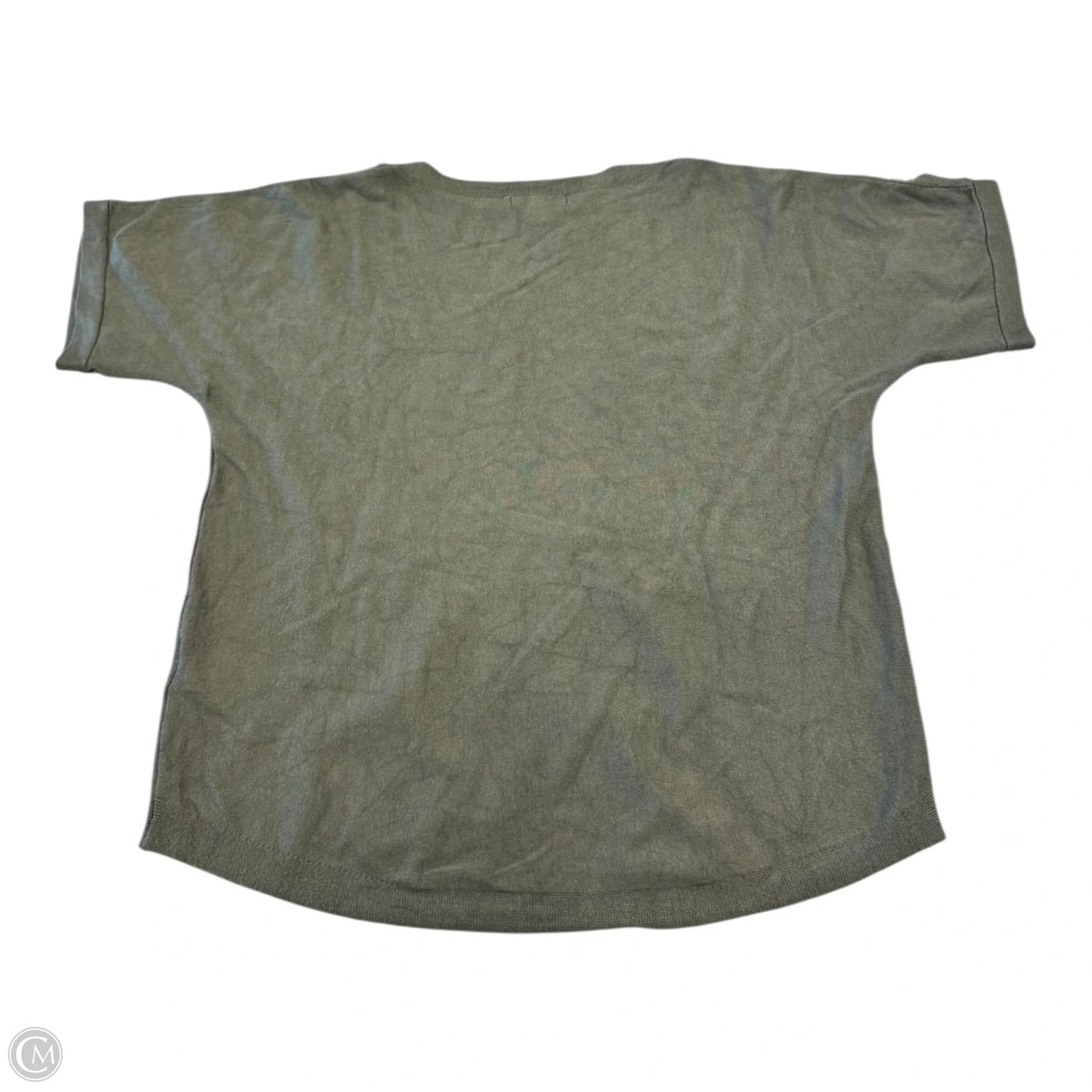 Top Short Sleeve By Cable And Gauge In Green, Size: L