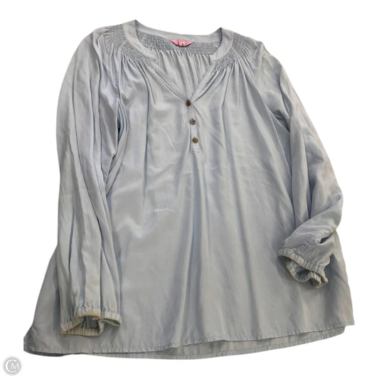 Top Long Sleeve Designer By Lilly Pulitzer In Cream, Size: M